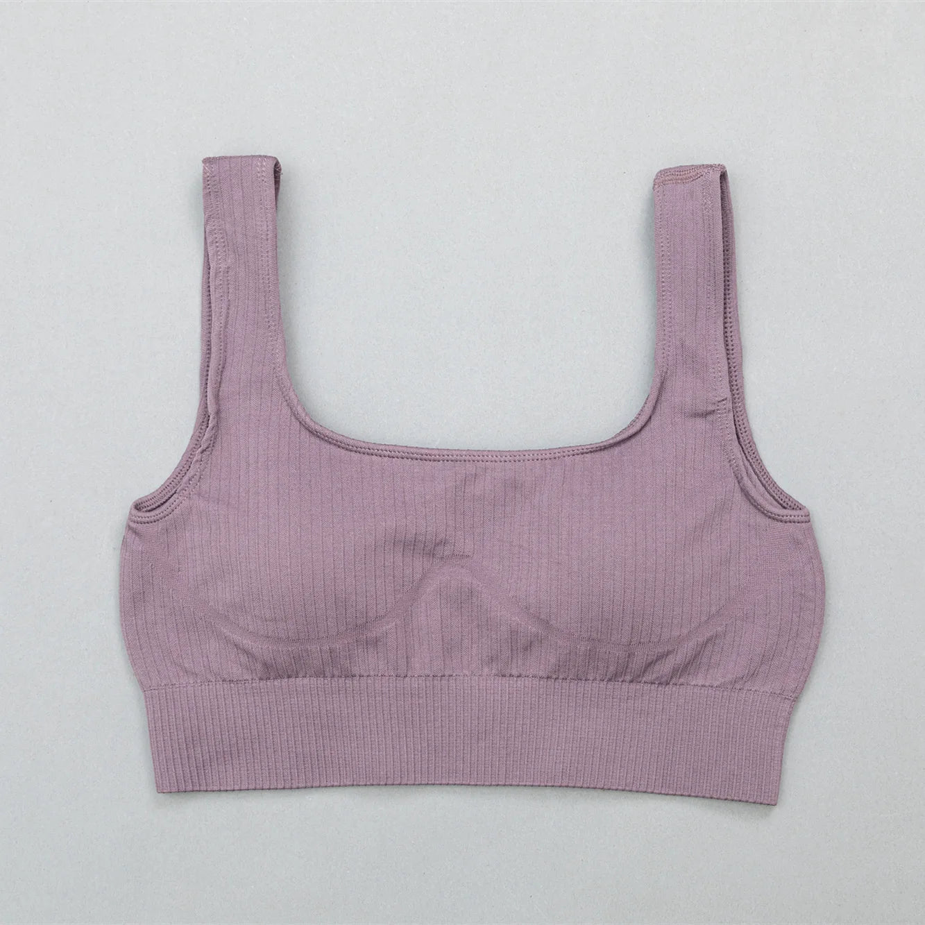 Women's Seamless Yoga Set - Athletic Workout Clothes with Long Sleeve Crop Top and Leggings