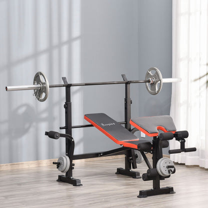 Multi-Function Adjustable Weight Training Bench Gym Fitness Lifting Bench