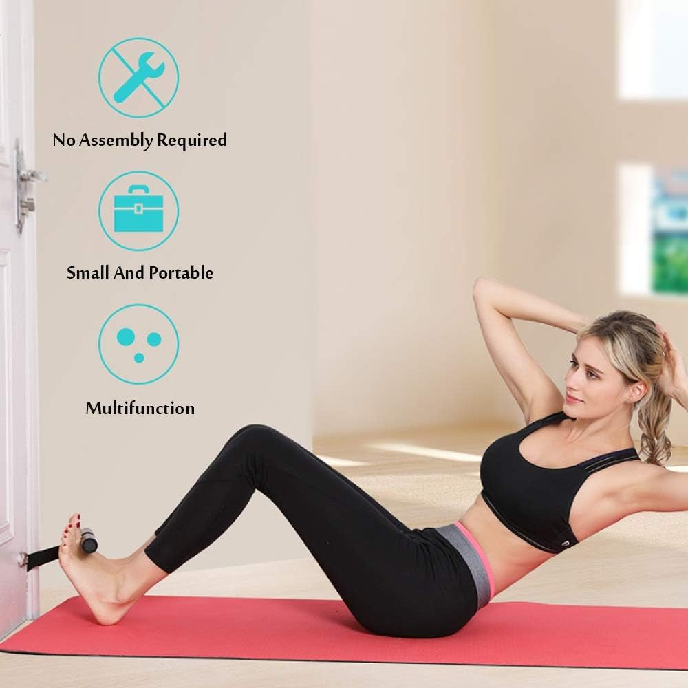 Portable Sit-Up Aids Body Stretching Accessories Health Abdominal Device for Men & Women Sit up Bar for Home Work or Travel