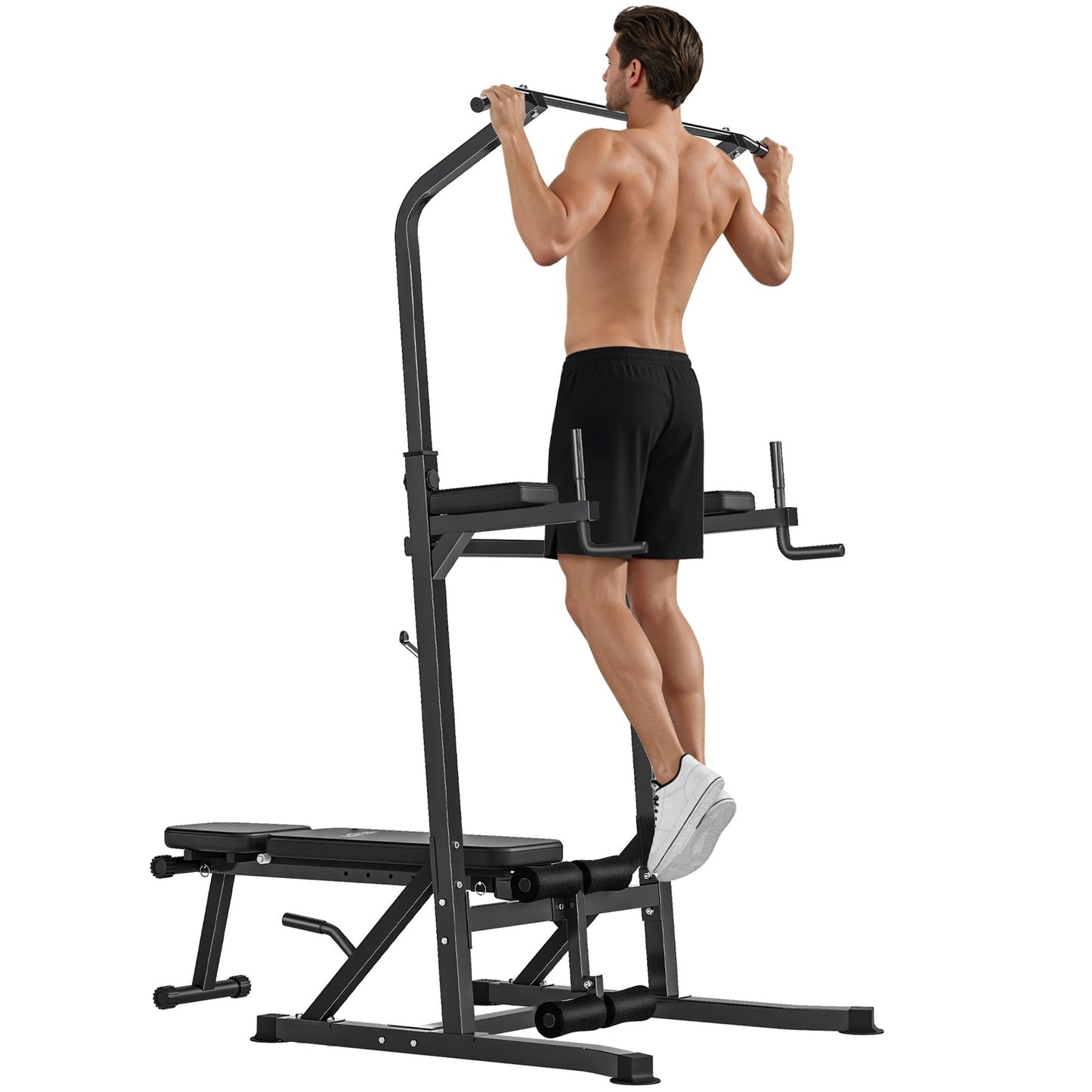 Power Tower Weight Bench Dip Stands Multifunction Pull-Ups Home Gym Fitness