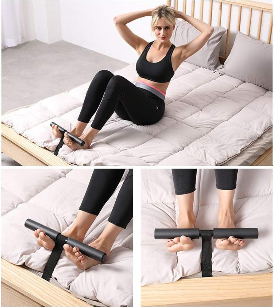 Portable Sit-Up Aids Body Stretching Accessories Health Abdominal Device for Men & Women Sit up Bar for Home Work or Travel