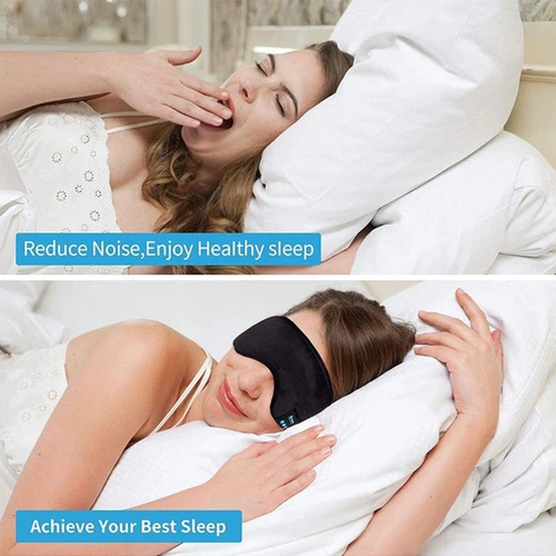 Sleep Mask with Bluetooth Headphones, 3D Sleep Mask Wireless Music Eye Mask