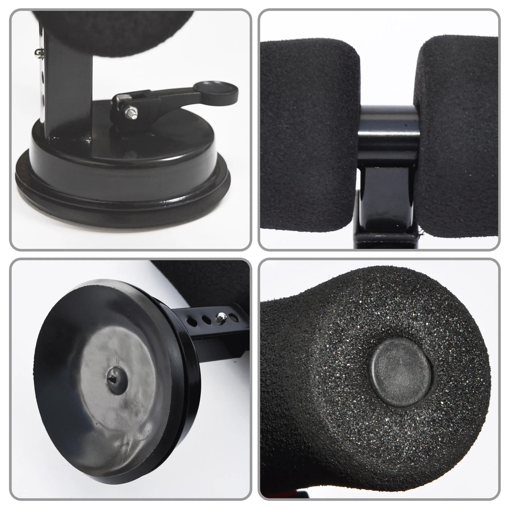 Sunny Sit up Bar Adjustable Sit up Assistant Device Household Fitness Equipment for Body Abdominal Stretching Muscle Training(Black)