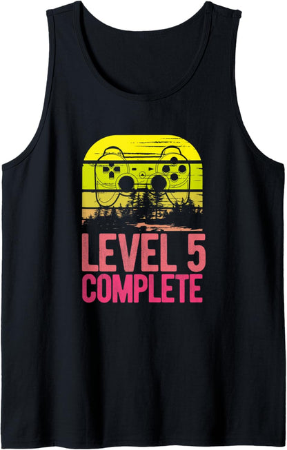 Level 5 Complete Vintage Celebrate 5Th Wedding Anniversary Tank Top