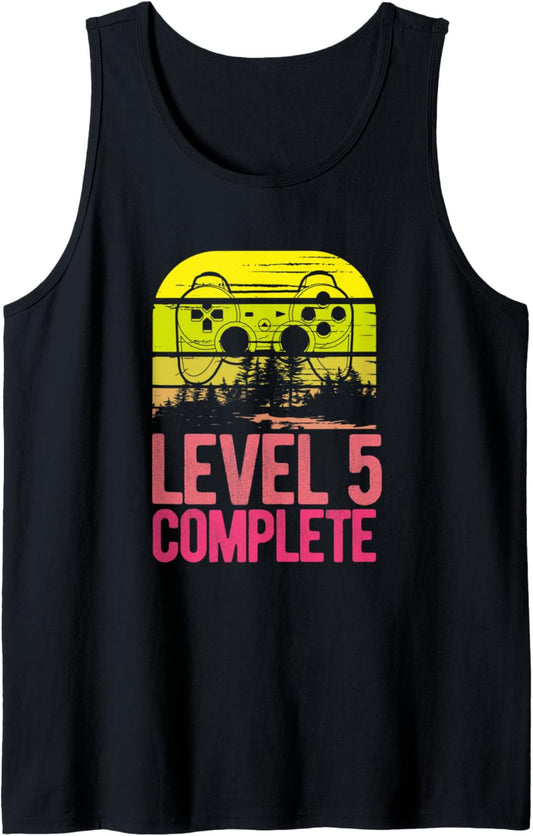 Level 5 Complete Vintage Celebrate 5Th Wedding Anniversary Tank Top