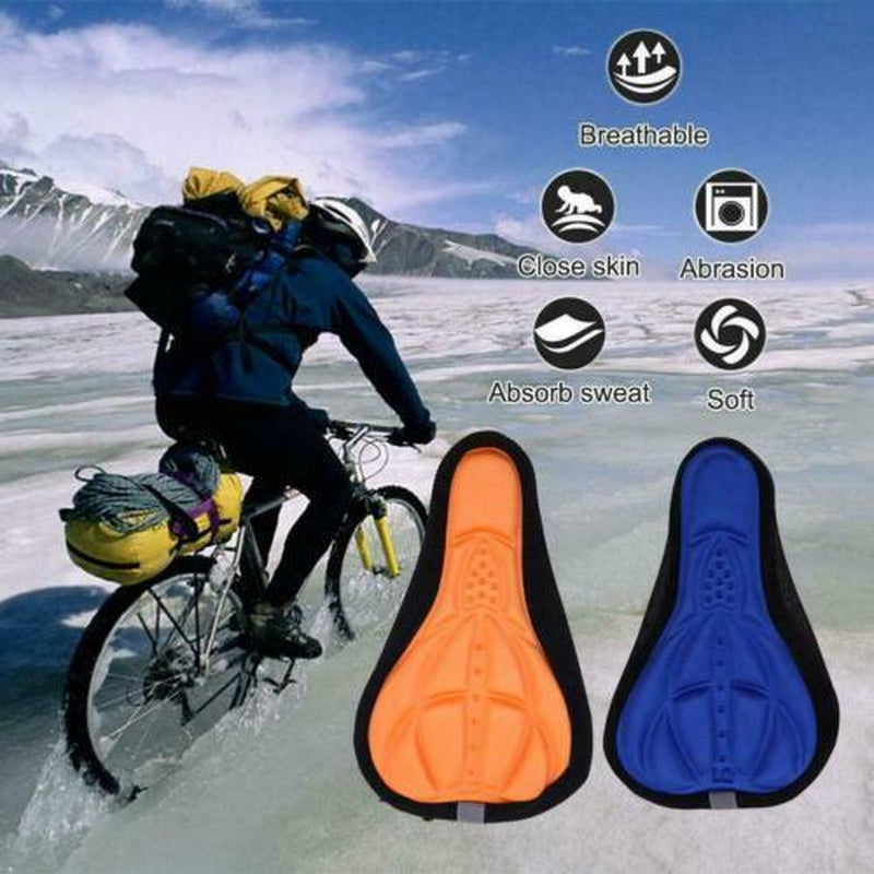 Bike 3D Gel Saddle Seat Cover Bicycle Soft Comfort Pad Cushion Padded