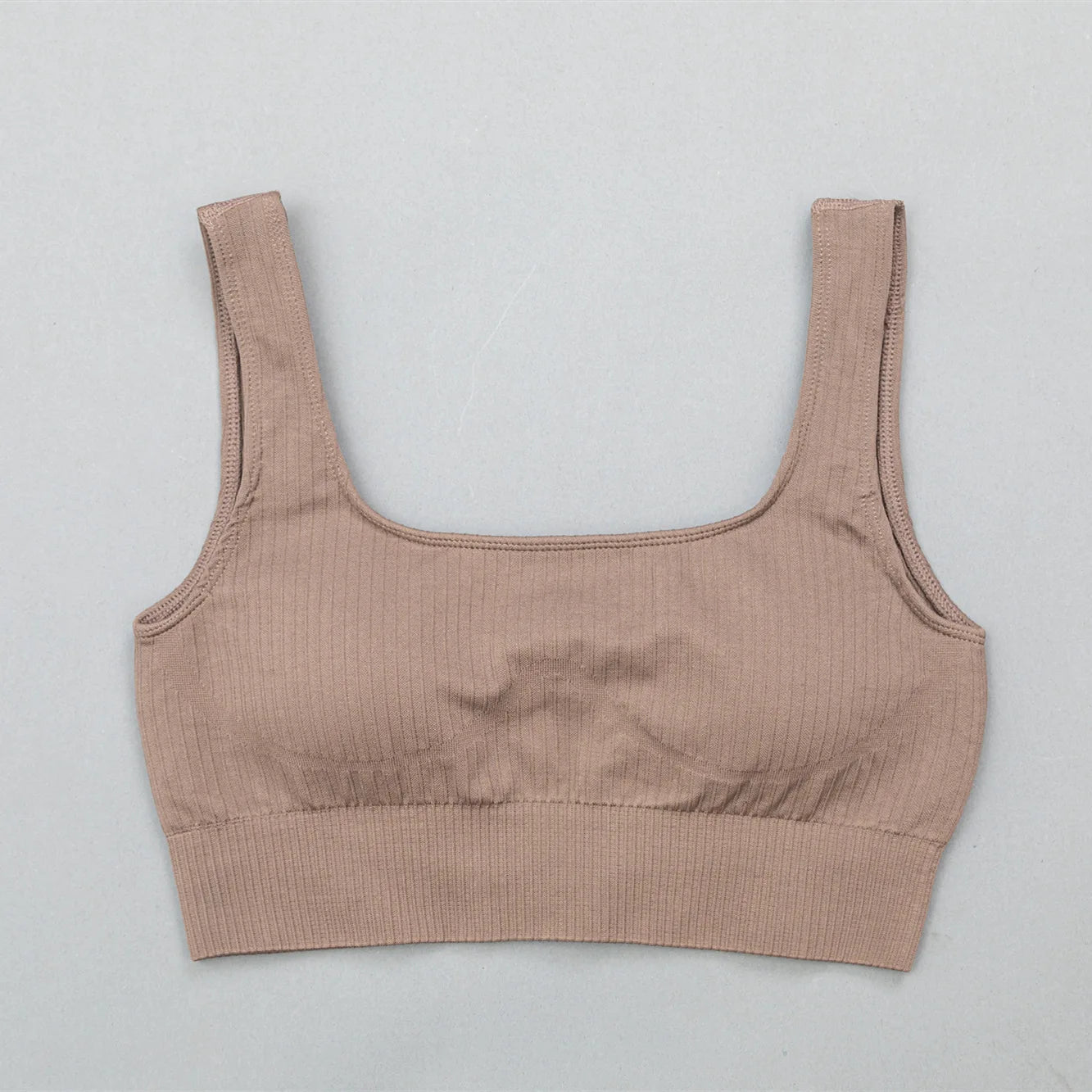 Women's Seamless Yoga Set - Athletic Workout Clothes with Long Sleeve Crop Top and Leggings