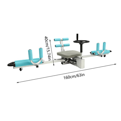 Leg Stretcher Machine, 0-210° Adjustable Split Machine for Flexibility Leg Stretching, 330.7Lbs Heavy Duty Home Gym Equipment for Dance Yoga Martial Arts