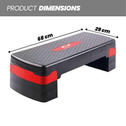Aerobic Stepper Adjustable Height 2-3-5 Levels Exercise Stepper for Home Yoga