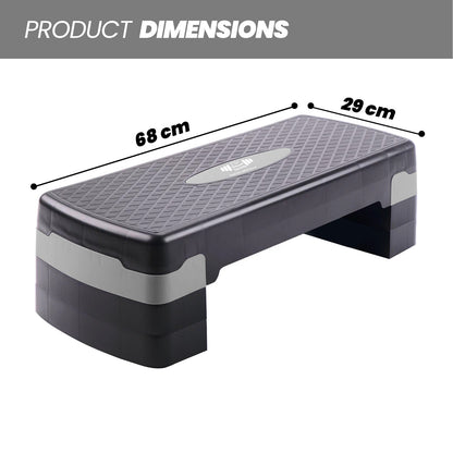 Aerobic Stepper Adjustable Height 2-3-5 Levels Exercise Stepper for Home Yoga