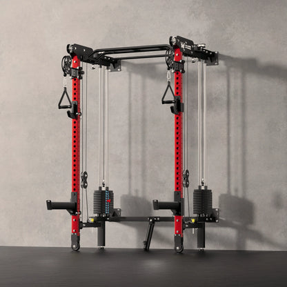 F35 All-In-One Home Gym Wall-Mount Folding Power Rack