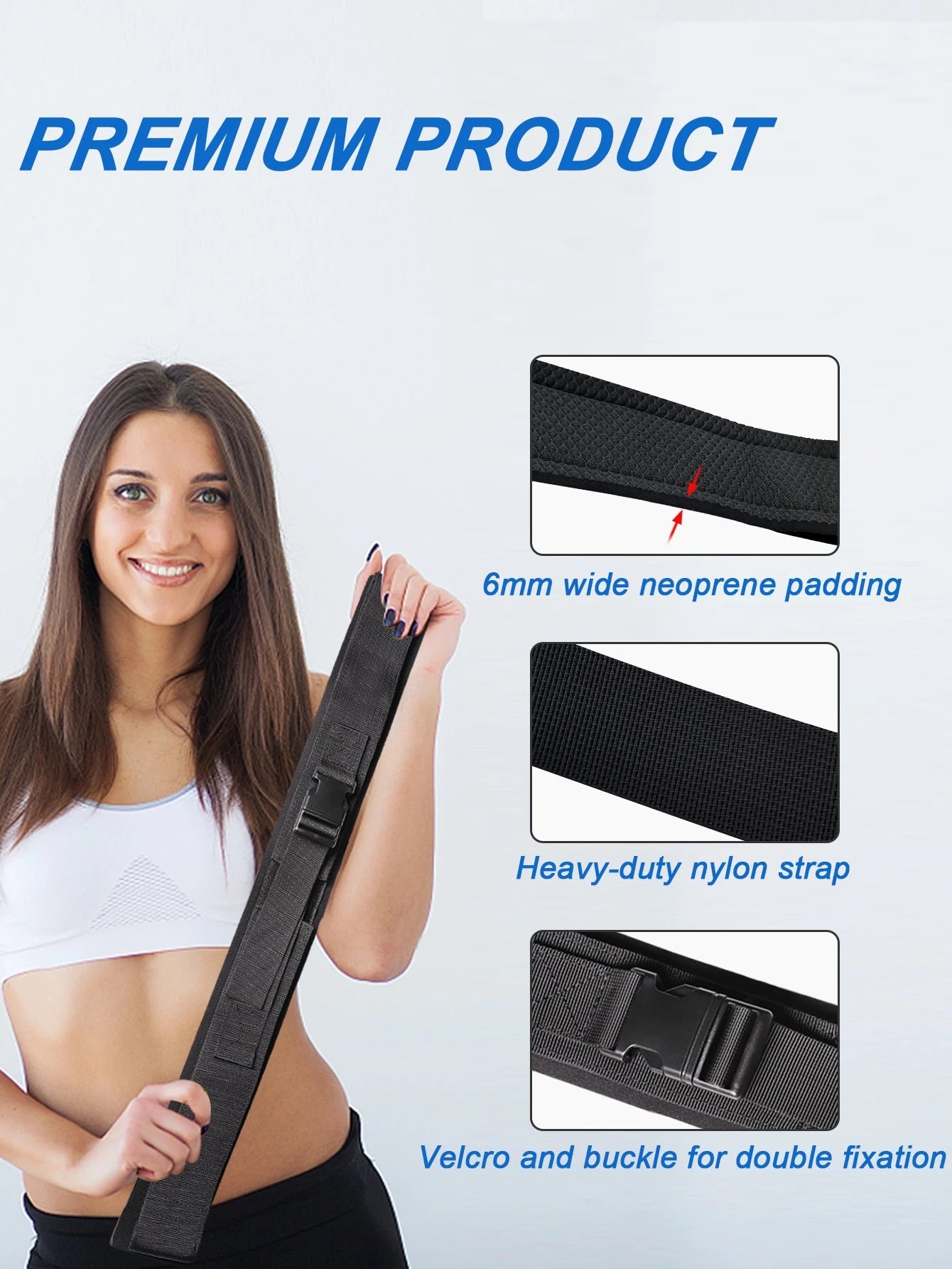 Hip Thrust Belt, Workout with Dumbbell Kettlebell for Butt Lunge Reverse Squat Glute Bridge Gym Accessories, Sport, Gym, Home Exercise, Sport Accessories, Gym Accessories, Crossfit Accessories