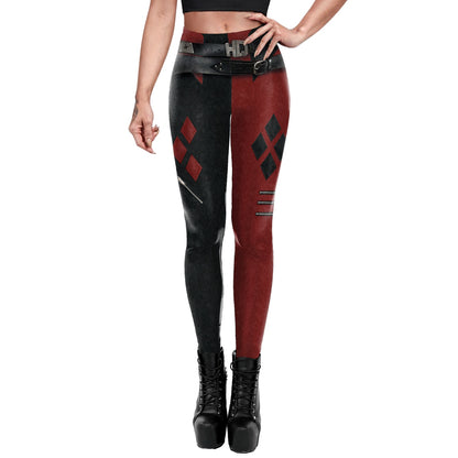 Cool Halloween Print High Waist Leggings