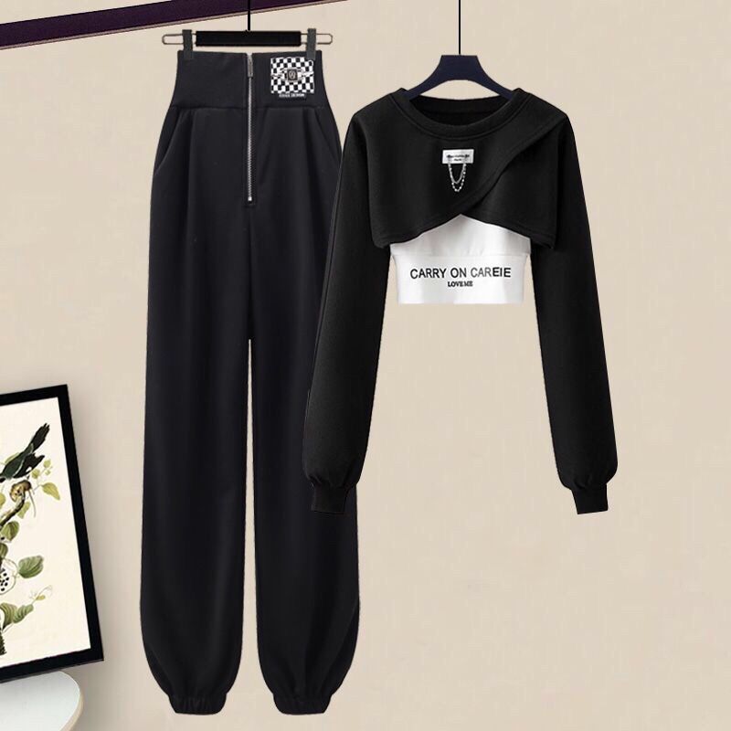 Elegant Korean Tracksuit Set