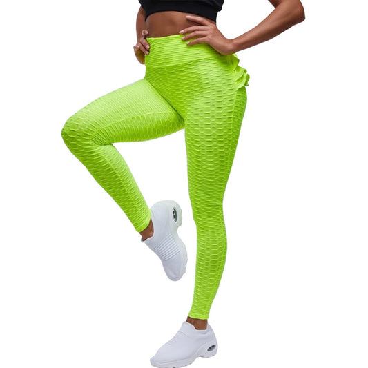 High Waist Ruffle Yoga Pants