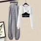 Elegant Korean Tracksuit Set